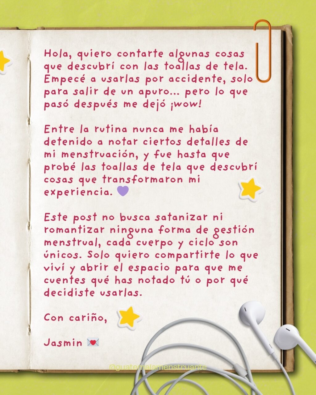 Instagram post from guatemalamenstruante. This post is in position 1.