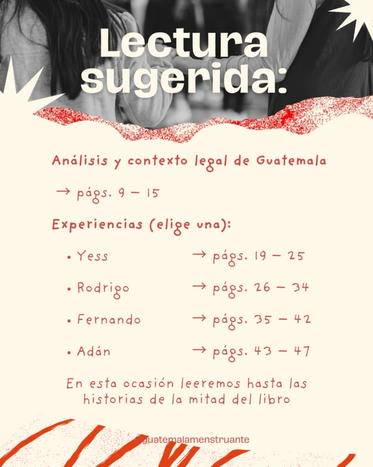 Instagram post from guatemalamenstruante. This post is in position 1.