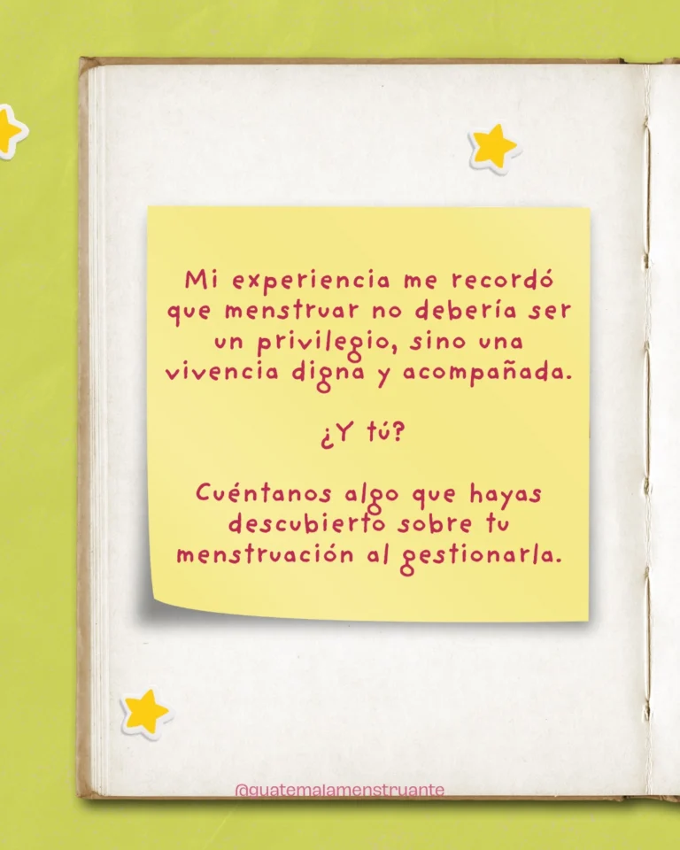 Instagram post from guatemalamenstruante. This post is in position 6.