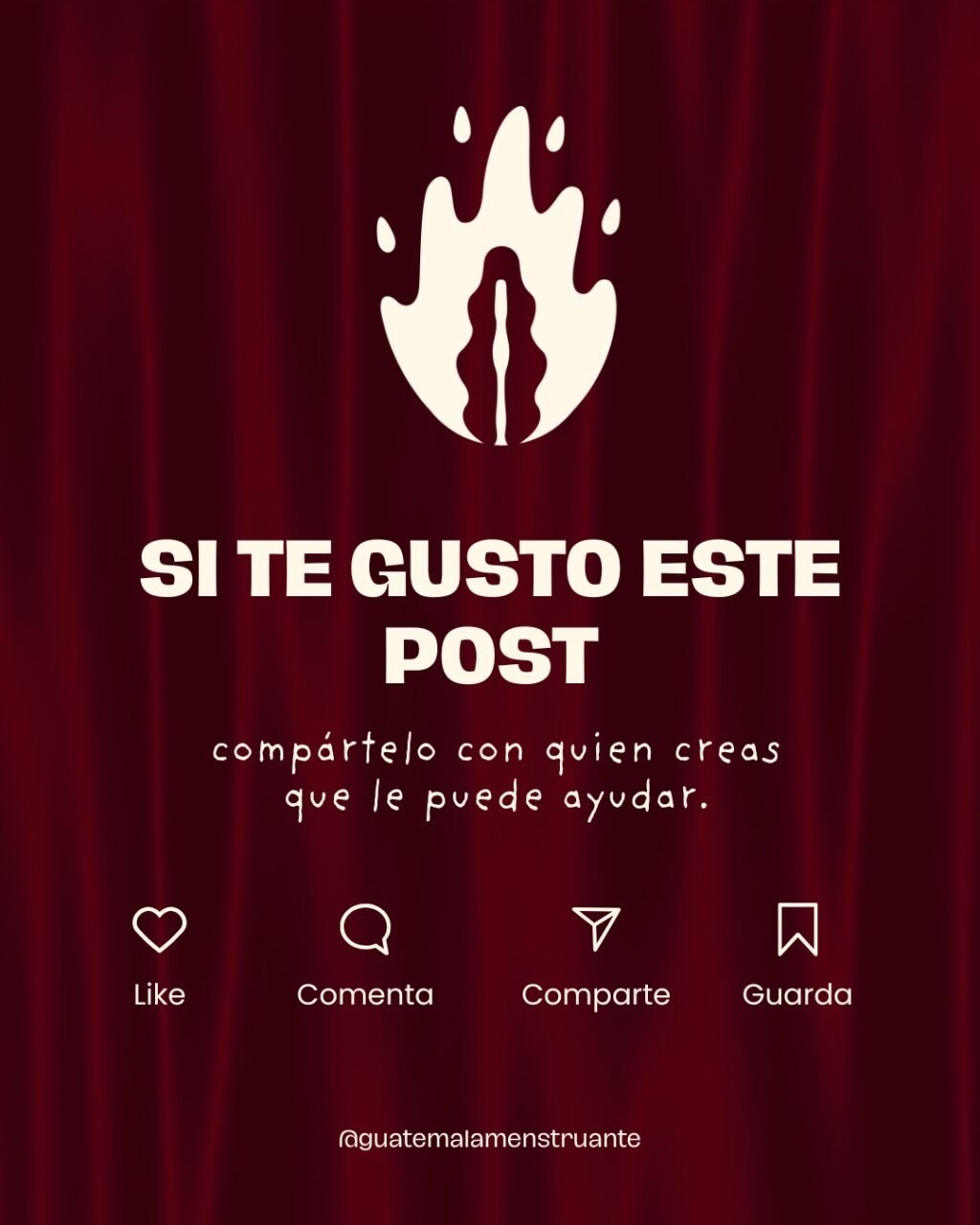 Instagram post from guatemalamenstruante. This post is in position 6.