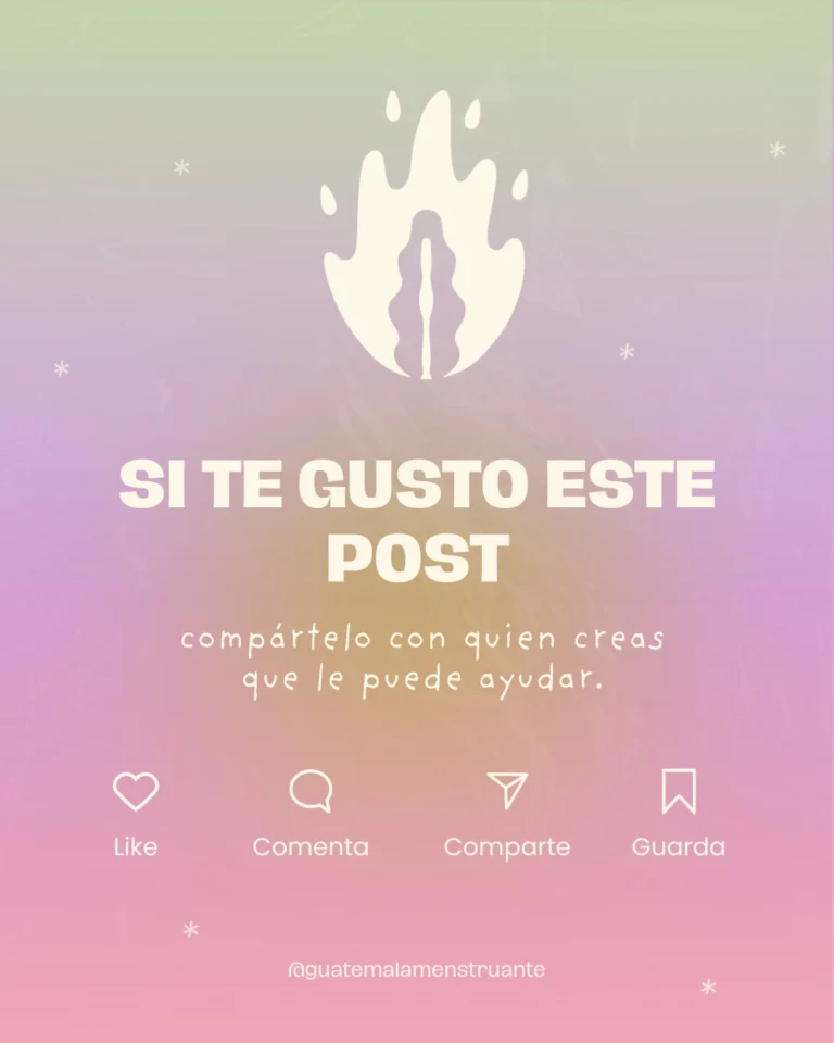 Instagram post from guatemalamenstruante. This post is in position 6.